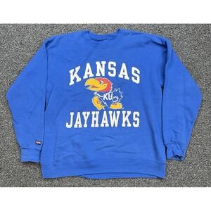 Kansas University Sweatshirt Vintage Jansport Jayhawks crewneck Mens Large